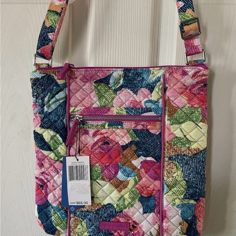 NWT Vera Bradley Hipster Crossbody bag in Superbloom pattern - Picture 11 of 11